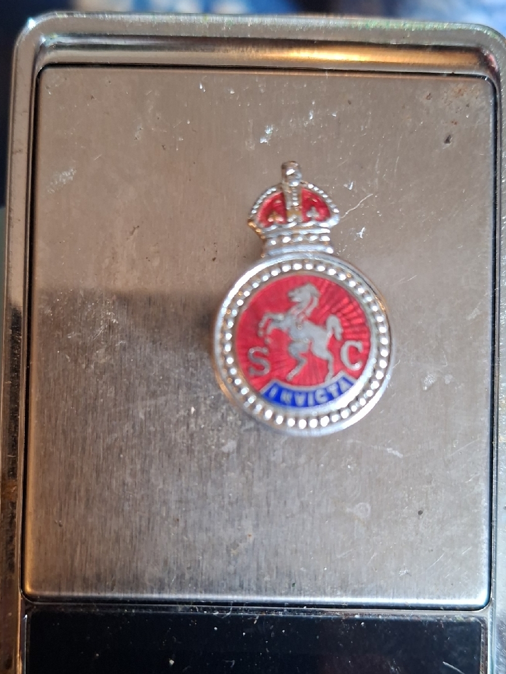Kent Special Constabulary Badge, enamel lapel badge